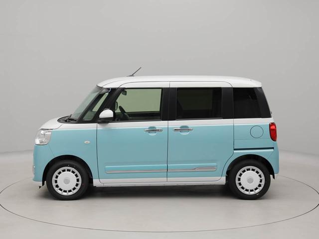 ムーヴキャンバスストライプスＧエアコン　パワステ　パワーウィンドウ　ＡＢＳ　エアバック　キーフリー　電動ドアミラー　バックカメラ（愛知県）の中古車