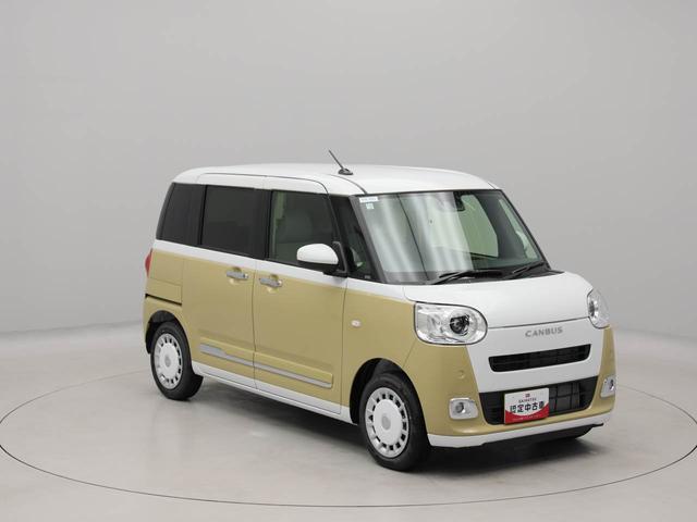 ムーヴキャンバスストライプスＧワンオーナー　衝突回避支援ブレーキ　車線逸脱警報　バックカメラ　両側電動スライドドア　キーフリー　プッシュスタート　ＬＥＤヘッドランプ　アイドリングストップ　エアバック　ＡＢＳ　ＣＶＴ　イモビライザー（愛知県）の中古車
