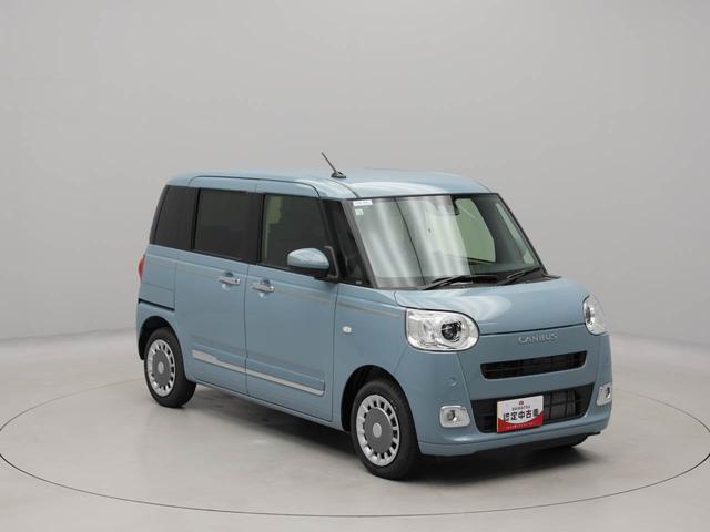 ムーヴキャンバスセオリーG衝突回避支援ブレーキ 車線逸脱警報 バックカメラ LEDヘッドランプ シートヒーター 両側電動スライドドア 電動パーキング 整備手帳 取扱説明書 エアバック ABSプッシュスタート(愛知県)の中古車
