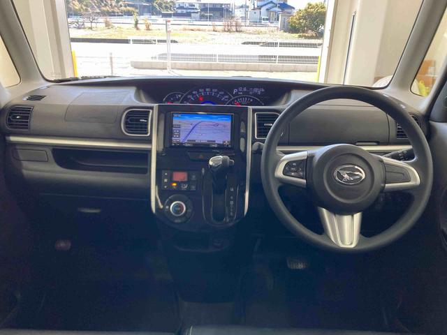 タントカスタムＸ　トップエディションＳＡ衝突被害軽減ブレーキ　横滑り防止装置　アイドリングストップ　ステアリングスイッチ　オートライト　キーフリーシステム　オートエアコン　社外ナビ　バックカメラ　ＥＴＣ　マット　バイザー（岐阜県）の中古車