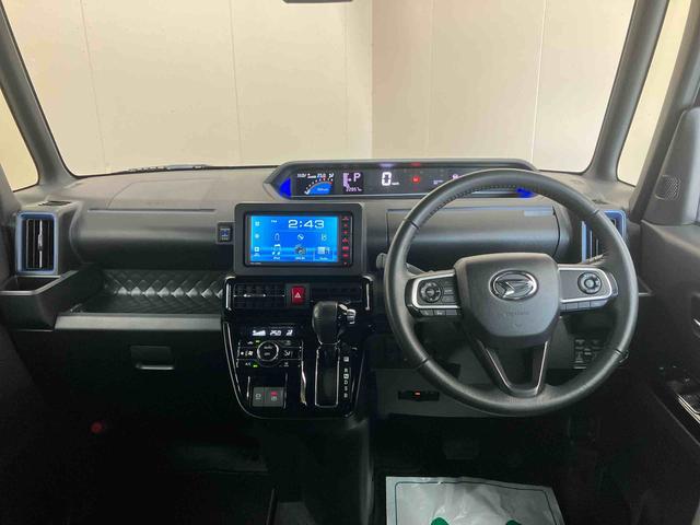 タントカスタムＲＳスタイルセレクション／運転席ロングスライドシートターボ車　ナビ　ＥＴＣ　両側パワースライドドア　運転席ロングスライドシート　シートヒーター　バックモニター　オートエアコン　クルーズコントロール　キーフリー　スマートアシスト　ミラクルオープンドア（三重県）の中古車