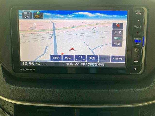 ムーヴカスタム　Ｘ／プッシュスタート／ナビ／キーフリーナビ　プッシュボタンスタート　キーフリー　オートエアコン　オートライト　１４インチアルミホイール　インパネシフト　ＥＴＣ　エコアイドル（三重県）の中古車