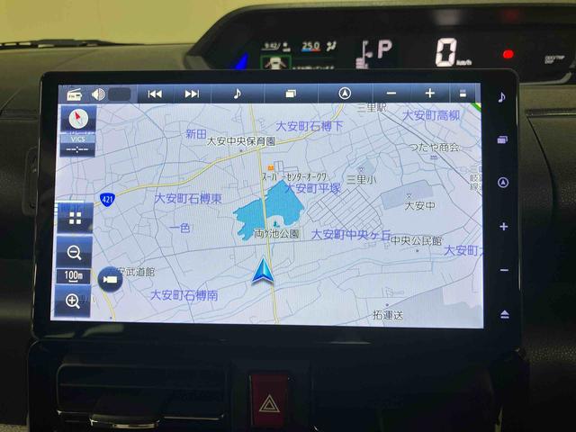 タントカスタムRS/ナビ/パノラマモニター/ドラレコ/ETCナビ パノラマモニター ドライブレコーダー ETC クルーズコントロール プッシュボタンスタート インパネシフト 電動パーキングブレーキ キーフリー 両側パワースライドドア イージークローザー(三重県)の中古車