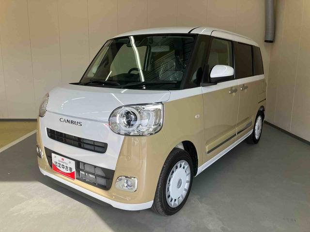 ムーヴキャンバスストライプスＧ／ナビ／バックモニター／両側パワースライドドアナビ　バックモニター　ドライブレコーダー　オートエアコン　インパネシフト　電動パーキングブレーキ　キーフリー　両側パワースライドドア　スライドドアイージークローザー　ホッとカップホルダー（三重県）の中古車