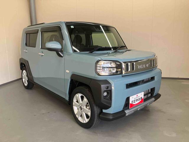 タフトＧ　クロムベンチャー／ナビ／バックモニター／ドラレコナビ　バックモニター　ドライブレコーダー　オートエアコン　キーフリー　スマートアシスト　電動パーキングブレーキ　前席シートヒーター　スカイフィールトップ　シルバー　メッキ（三重県）の中古車