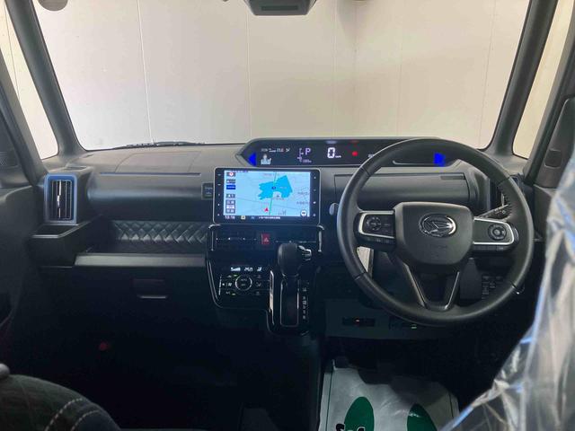 タントカスタムRS/ターボ/ナビ/パノラマモニター/ドラレコターボ車 ナビ パノラマモニター ドライブレコーダー ETC 両側パワースライドドア イージークローザー プッシュボタンスタート インパネシフト 運転席ロングスライドシート シートヒーター クルコン(三重県)の中古車