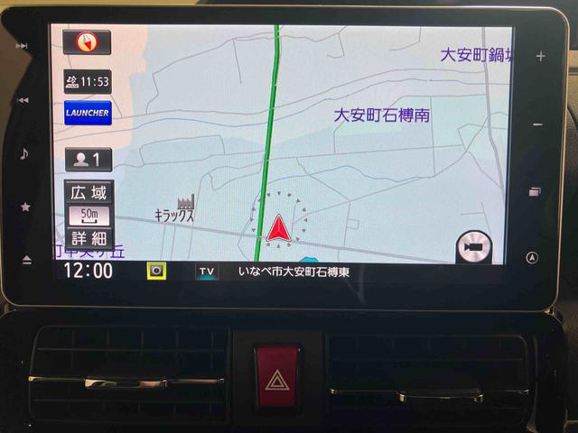 タントカスタムRS/ターボ/ナビ/パノラマモニター/ドラレコターボ車 ナビ パノラマモニター ドライブレコーダー ETC 両側パワースライドドア イージークローザー プッシュボタンスタート インパネシフト 運転席ロングスライドシート シートヒーター クルコン(三重県)の中古車