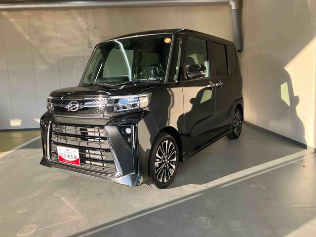 タントカスタムRS/ターボ/両側パワースライドドア/充実装備ターボ車 ディスプレイオーディオ バックモニター プッシュボタンスタート インパネシフト キーフリー 電動パーキングブレーキ シートヒーター オートエアコン イージークローザー スマートアシスト(三重県)の中古車