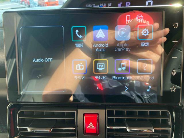 タントカスタムRS/ターボ/両側パワースライドドア/充実装備ターボ車 ディスプレイオーディオ バックモニター プッシュボタンスタート インパネシフト キーフリー 電動パーキングブレーキ シートヒーター オートエアコン イージークローザー スマートアシスト(三重県)の中古車