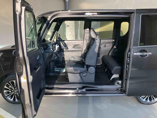 タントカスタムRS/ターボ/両側パワースライドドア/充実装備ターボ車 ディスプレイオーディオ バックモニター プッシュボタンスタート インパネシフト キーフリー 電動パーキングブレーキ シートヒーター オートエアコン イージークローザー スマートアシスト(三重県)の中古車