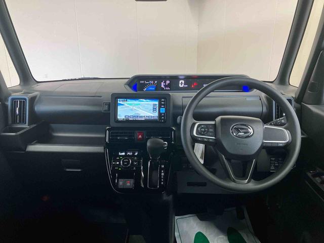 タントカスタムX/ナビ/パノラマモニター/ドラレコナビ パノラマモニター ドライブレコーダー オートエアコン 両側パワースライドドア イージークローザー プッシュボタンスタート インパネシフト 電動パーキングブレーキ キーフリー シートヒーター(三重県)の中古車