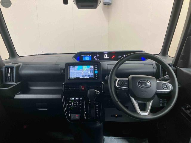 タントカスタムRS/ターボ/ナビ/バックモニター/ドラレコ/ETCナビ バックモニター ドライブレコーダー ETC 両側パワースライドドア プッシュボタンスタート キーフリー シートヒーター オートエアコン テレビ LED イージークローザー オートハイビーム(三重県)の中古車