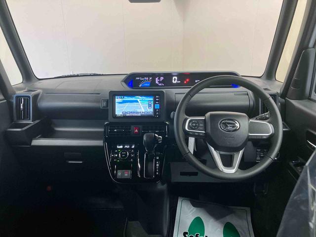 タントカスタムＲＳ／ターボ／両側パワースライドドアターボ車　両側パワースライドドア　イージークローザー　ナビ　バックモニター　ドライブレコーダー　インパネシフト　キーフリー　プッシュボタンスタート　電動パーキングブレーキ　シートヒーター（三重県）の中古車