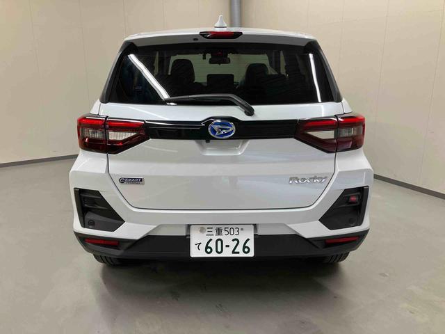 ロッキープレミアムＧ　ＨＥＶ／ハイブリッド／１２００ｃｃ／５人乗りナビ　バックモニター　ドライブレコーダー　プッシュボタンスタート　電動パーキングブレーキ　キーフリー　オートエアコン　アクティブマルチインフォメーションメーター　ＬＥＤ　シーケンシャル　リヤフォグ（三重県）の中古車