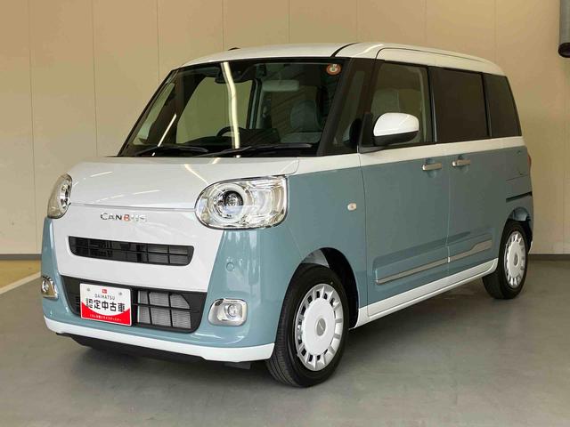 ムーヴキャンバスストライプスG/純正7インチナビ純正ナビ バックモニター シートヒーター 電動パーキングブレーキ 両側パワースライドドア プッシュボタンスタート キーフリー ドラレコ コーナーセンサー オートハイビーム T−Fine施工済 スマアシ(三重県)の中古車