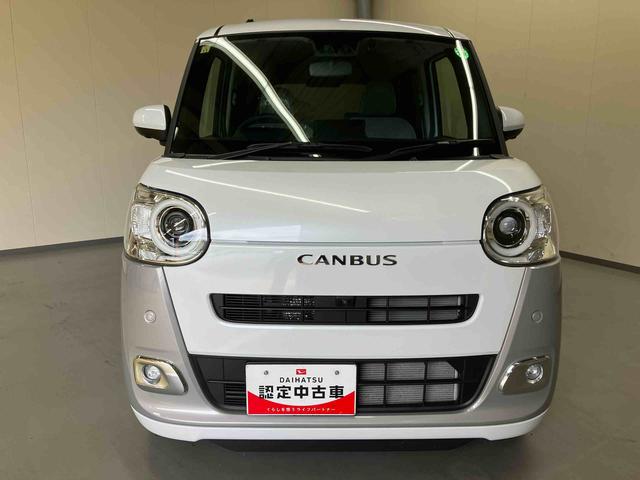 ムーヴキャンバスストライプスＧアイドリングストップレス車・純正ナビ・パノラマモニター・ドライブレコーダー前後・両側電動スライドドア・シートヒーター左右・スマートアシスト搭載・キラコート施工済（三重県）の中古車