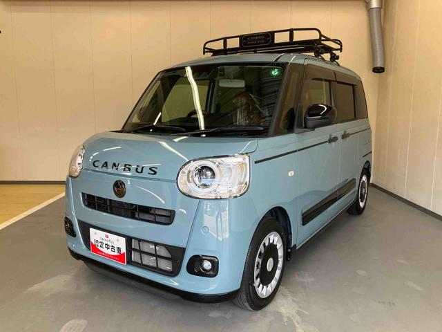 ムーヴキャンバスセオリーＧターボターボ車・純正ナビ・バックモニター・ドライブレコーダー前後・ＥＴＣ・両側電動スライドドア・アダプティブクルーズコントロール装備・アナザースタイルパッケージ（ビタースタイル）装着車・車検整備付（三重県）の中古車