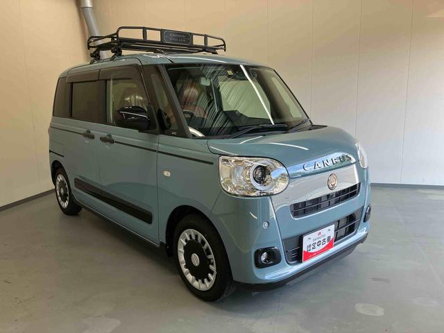 ムーヴキャンバスセオリーＧターボターボ車・純正ナビ・バックモニター・ドライブレコーダー前後・ＥＴＣ・両側電動スライドドア・アダプティブクルーズコントロール装備・アナザースタイルパッケージ（ビタースタイル）装着車・車検整備付（三重県）の中古車