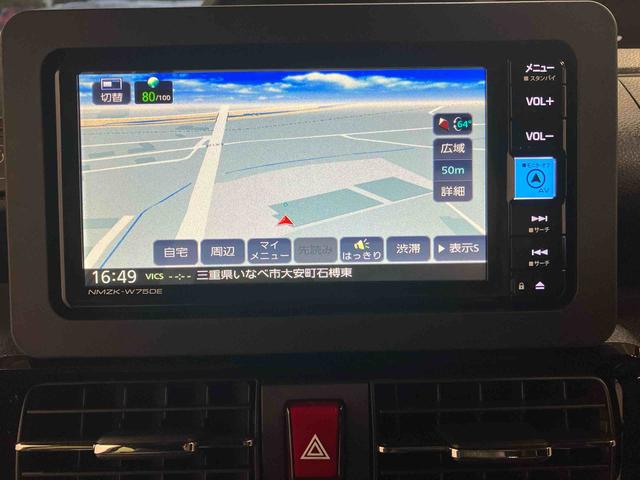 タントカスタムＸ／ナビ・ドラレコ純正ナビ・バックモニター・ドライブレコーダー前後・両側電動スライドドア・シートヒーター左右・アルミホイール・スマートアシスト搭載（三重県）の中古車