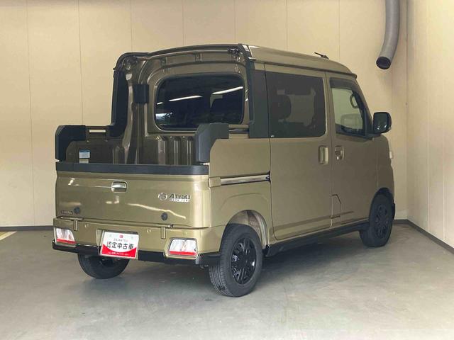 アトレー 中古車 デッキバン／４ＷＤ／ＣＶＴ／ターボ車ディスプレイオーディオ　バックモニター　クルーズコントロール　リヤヒーター　両側電動スライドドア　プッシュボタンスタート　キーフリー　オートハイビーム　コーナーセンサー　オープンデッキ