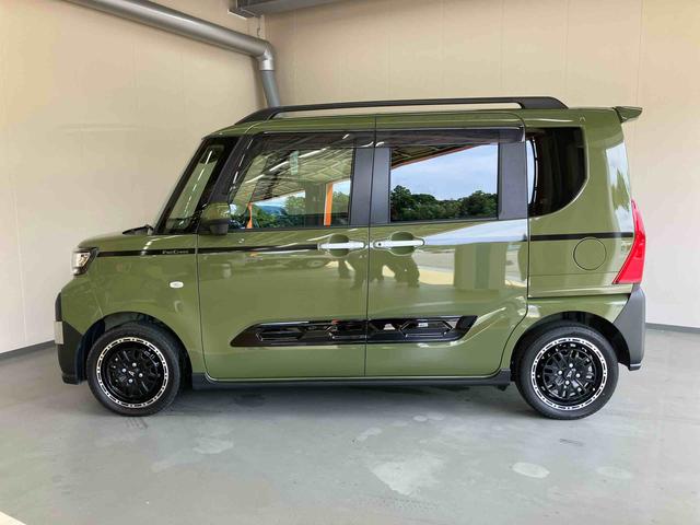 タントファンクロスターボターボ車　４ＷＤ　エコアイドルレス車　ナビ　バックモニター　ドライブレコーダー　ＥＴＣ　　両側パワースライドドア　プッシュボタンスタート　電動パーキングブレーキ　スマートアシスト　キーフリー（三重県）の中古車