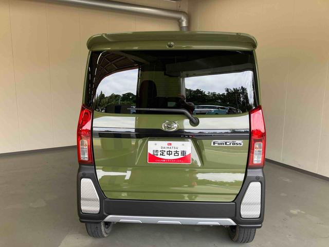 タントファンクロスターボターボ車　４ＷＤ　エコアイドルレス車　ナビ　バックモニター　ドライブレコーダー　ＥＴＣ　　両側パワースライドドア　プッシュボタンスタート　電動パーキングブレーキ　スマートアシスト　キーフリー（三重県）の中古車