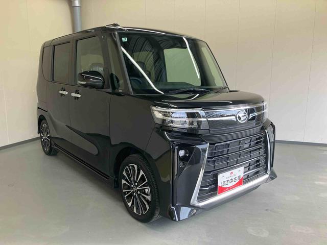 タントカスタムＲＳ／ターボ／両側パワースライドドア／ナビナビ　パノラマモニター　ドライブレコーダー　両側パワースライドドア　イージークローザー　オートエアコン　プッシュボタンスタート　キーフリー　電動パーキングブレーキ　シートヒーター　スマートアシスト（三重県）の中古車