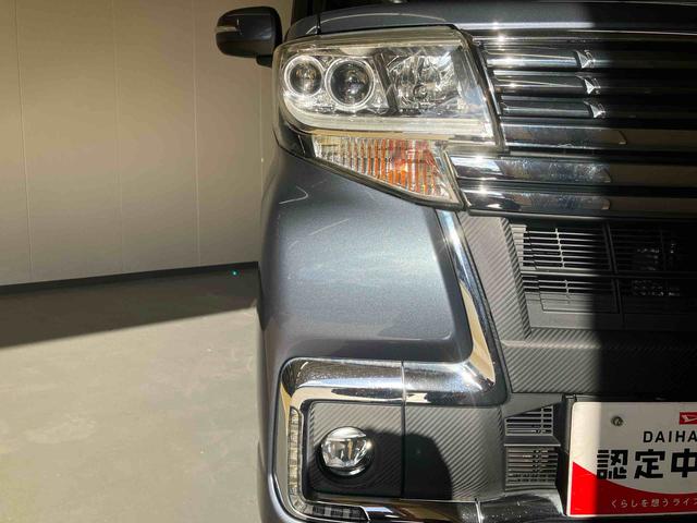 タントカスタムＸ　トップエディションＳＡIIIナビ　バックモニター　ドライブレコーダー　ＥＴＣ　オートエアコン　インパネシフト　足踏み式パーキングブレーキ　左側電動スライドドア　キーフリー　運転席シートヒーター　ミラクルオープンドア（三重県）の中古車