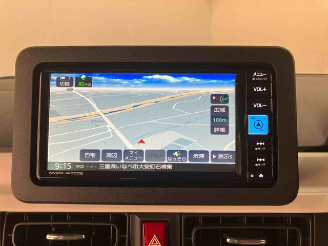 ムーヴキャンバスストライプスＧ／ナビ／バックモニター／ドラレコナビ　バックモニター　ドライブレコーダー　両側パワースライドドア　スライドドアイージークローザー　オートエアコン　キーフリー　電動パーキングブレーキ　　前席シートヒーター　ホッとカップホルダー（三重県）の中古車