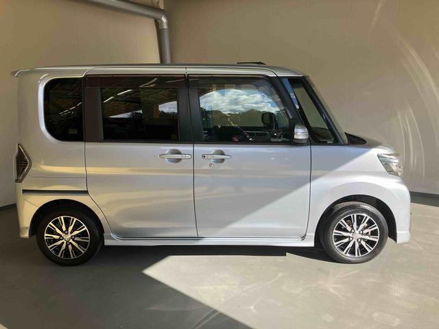 タントカスタムX トップエディションSAIIナビ バックモニター 左側電動スライドドア オートエアコン プッシュボタンスタート キーフリー インパネシフト 足踏み式パーキングブレーキ スマートアシスト ETC ミラクルオープンドア(三重県)の中古車