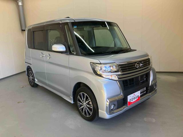 タントカスタムX トップエディションSAIIナビ バックモニター 左側電動スライドドア オートエアコン プッシュボタンスタート キーフリー インパネシフト 足踏み式パーキングブレーキ スマートアシスト ETC ミラクルオープンドア(三重県)の中古車