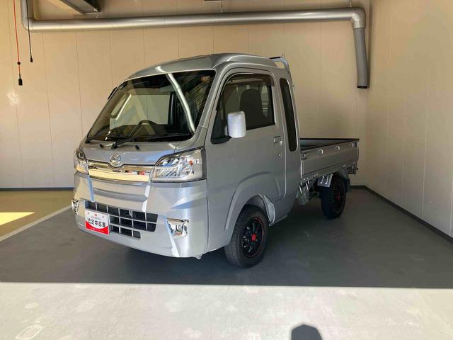 ハイゼットトラックジャンボＳＡIIIｔ／４ＷＤ／４ＡＴ／ＣＤ／キーレス／作業灯４ＷＤ　４ＡＴ　ＣＤ　マニュアルエアコン　キーレスエントリー　パワステ　パワーウィンドウ　ゲートプロテクター　荷台マット　テールゲートチェーン　アルミホイール　バイザー　ハイルーフ　作業灯（三重県）の中古車