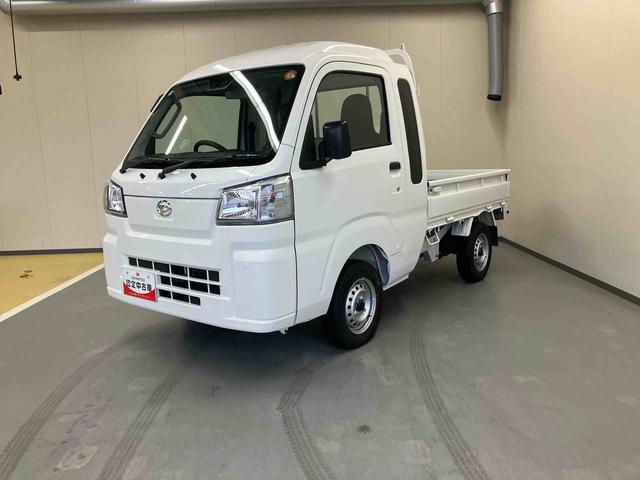 ハイゼットトラックジャンボスタンダード／４ＷＤ／ＣＶＴ／ハイルーフ電子制御式４ＷＤ　ＣＶＴ　ＡＭ／ＦＭラジオ　マニュアルエアコン　ハイルーフ　オーバーヘッドシェルフ　格納式テールゲートチェーン　リクライニング　荷台マット　三方開（三重県）の中古車