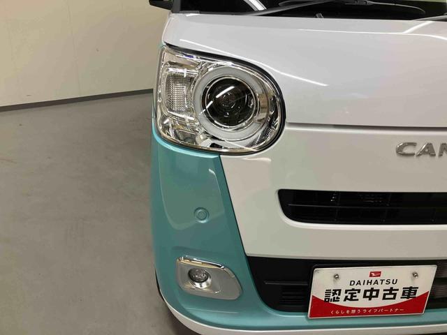 ムーヴキャンバスストライプスＧターボ／両側パワースライドドアナビ　バックモニター　ドライブレコーダー　両側パワースライドドア　プッシュボタンスタート　キーフリー　２トーン　ＬＥＤ　ホッとカップホルダー　置きラクボックス　１４インチホイールキャップ（三重県）の中古車