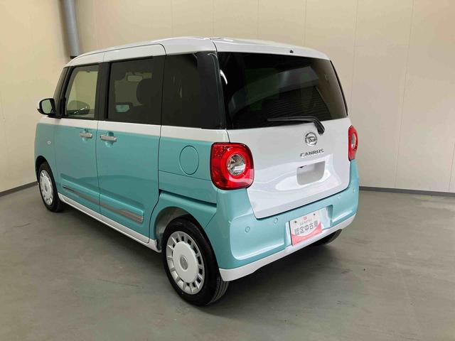 ムーヴキャンバスストライプスＧターボ／両側パワースライドドアナビ　バックモニター　ドライブレコーダー　両側パワースライドドア　プッシュボタンスタート　キーフリー　２トーン　ＬＥＤ　ホッとカップホルダー　置きラクボックス　１４インチホイールキャップ（三重県）の中古車