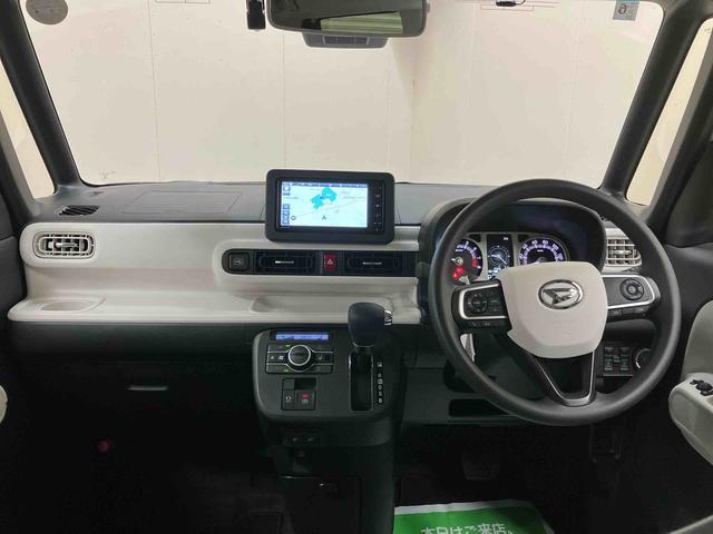 ムーヴキャンバスストライプスＧターボ／両側パワースライドドアナビ　バックモニター　ドライブレコーダー　両側パワースライドドア　プッシュボタンスタート　キーフリー　２トーン　ＬＥＤ　ホッとカップホルダー　置きラクボックス　１４インチホイールキャップ（三重県）の中古車