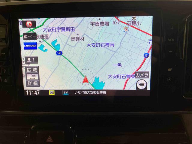 ムーヴキャンバスＧブラックインテリアリミテッド　ＳＡIII／両側電動スライドナビ　パノラマモニター　ドライブレコーダー　ＥＴＣ　両側電動スライドドア　スマートアシスト　プッシュボタンスタート　キーフリー　バイザー　マット　置きラクボックス　１４インチホイールキャップ（三重県）の中古車