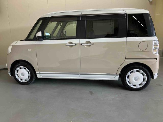 ムーヴキャンバスGメイクアップVS SAIII純正7インチナビ パノラマモニター ドライブレコーダー ETC 運転席シートヒーター 両側パワースライドドア プッシュボタンスタート キーフリー 2トーン スマートアシスト(三重県)の中古車