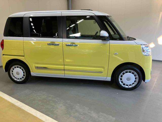 ムーヴキャンバスストライプスＧ純正ナビ　パノラマモニター　ドライブレコーダー　シートヒーター　両側パワースライドドア　プッシュボタンスタート　キーフリー　電動パーキングブレーキ　ホッとカップホルダー　２トーン　スマートアシスト（三重県）の中古車