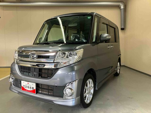 タントカスタムＸプッシュボタンスタート　キーフリー　片側パワースライドドア　バックモニター（三重県）の中古車