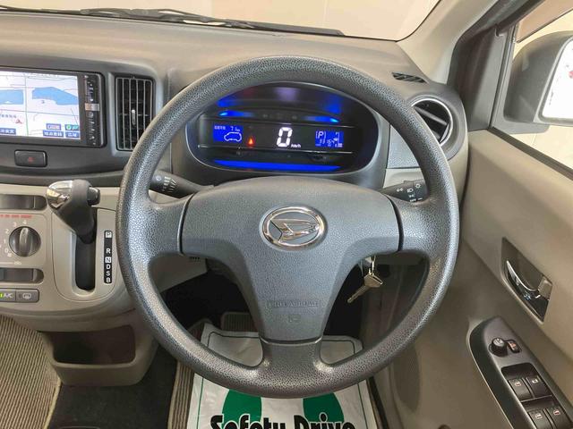 ミライースＸナビ　エコアイドル　キーレスエントリー　パワーウィンドウ　電動格納ミラー　インパネシフト　ＡＢＳ　ＣＶＴ　車検整備付（三重県）の中古車