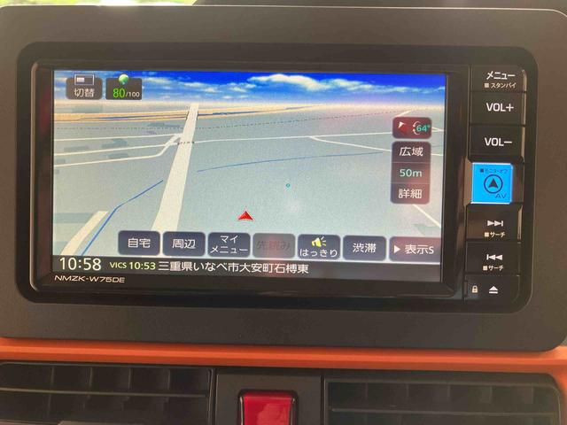タントファンクロス／４ＷＤ／ナビ／両側電動スライド／ドラレコ４ＷＤ　ナビ　バックモニター　ドライブレコーダー　シートヒーター　電動パーキングブレーキ　キーフリー　両側電動パワースライドドア　オートエアコン　イージークローザー　ＬＥＤ　１４インチアルミホイール（三重県）の中古車