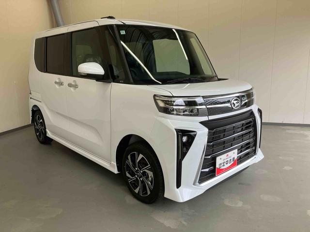 タントカスタムＸ／ナビ／ドラレコ／両側電動スライドナビ　バックモニター　両側電動スライドドア　イージークローザー　スマートアシスト　プッシュボタンスタート　電動パーキングブレーキ　コーナーセンサー　シートヒーター　ドラレコ　オートエアコン　キーフリー（三重県）の中古車