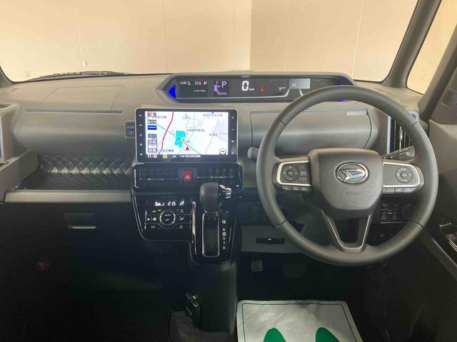 タントカスタムＲＳ／ターボ／ナビ／パノラマモニター／ドラレコプッシュボタンスタート　スマートアシスト　ターボ車　ナビ　パノラマモニター　ドラレコ　オートエアコン　前席シートヒーター　運転席ロングスライドシート　両側パワースライド　イージークローザー　ＥＴＣ（三重県）の中古車