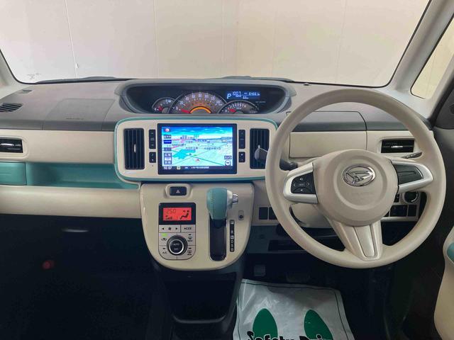 ムーヴキャンバスＧメイクアップＶＳ　ＳＡIII／ナビ／パノラマモニター純正ナビ　パノラマモニター　ドライブレコーダー　プッシュボタンスタート　両側パワースライドドア　オートエアコン　キーフリー　スマートアシスト　１４インチホイールキャップ　置きラクボックス（三重県）の中古車