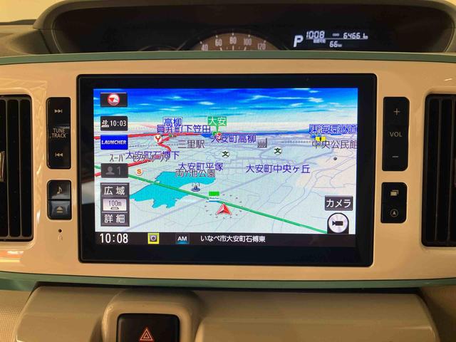 ムーヴキャンバスＧメイクアップＶＳ　ＳＡIII／ナビ／パノラマモニター純正ナビ　パノラマモニター　ドライブレコーダー　プッシュボタンスタート　両側パワースライドドア　オートエアコン　キーフリー　スマートアシスト　１４インチホイールキャップ　置きラクボックス（三重県）の中古車