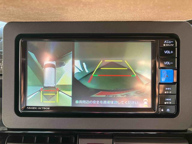 タントカスタムRS/ナビ/パノラマモニター/ドラレコプッシュボタンスタート スマートアシスト 両側パワースライドドア 前席シートヒーター ナビ ドラレコ前後 バックモニター パノラマモニター(三重県)の中古車