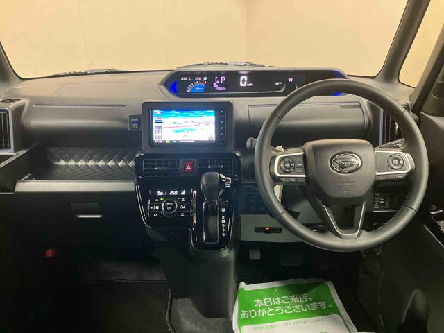 タントカスタムＲＳ／ターボ／ナビ／バックモニター／ドラレコ／ＥＴＣターボ車　ナビ　バックモニター　ドライブレコーダー　クルーズコントロール　両側パワースライドドア　ＥＴＣ　プッシュボタンスタート　インパネシフト　キーフリー　前席シートヒーター　オートエアコン（三重県）の中古車