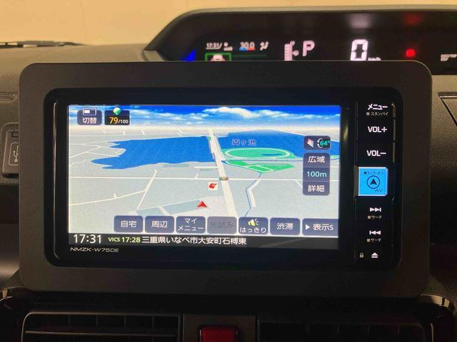 タントカスタムＸ／両側パワースライドドア／ナビナビ　バックモニター　ドライブレコーダー　プッシュボタンスタート　キーフリー　電動パーキングブレーキ　オートエアコン　両側パワースライドドア　イージークローザー　ＬＥＤ　オートハイビーム　マット（三重県）の中古車