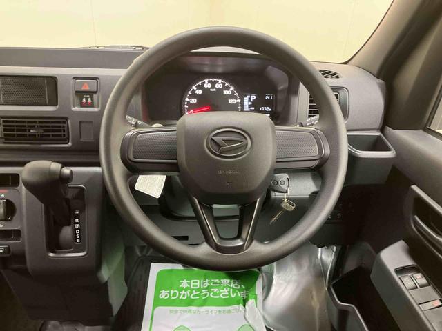 ハイゼットカーゴＤＸ／２ＷＤ／ＣＶＴＡＭ／ＦＭラジオ　前席パワーウィンドウ　キーレスエントリー　オーバーヘッドシェルフ　インパネシフト　スマートアシスト　オートハイビーム　オートライト　コーナーセンサー　スクエアボディ　両側スライドドア（三重県）の中古車